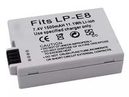 Vervangende CANON EOS 600D Digitale Camera Accu