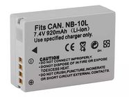 Vervangende CANON PowerShot G3 X Digitale Camera Accu