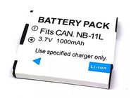 Vervangende CANON PowerShot ELPH 320 HS Digitale Camera Accu
