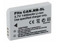 Vervangende CANON IXY Digital 910 IS Digitale Camera Accu